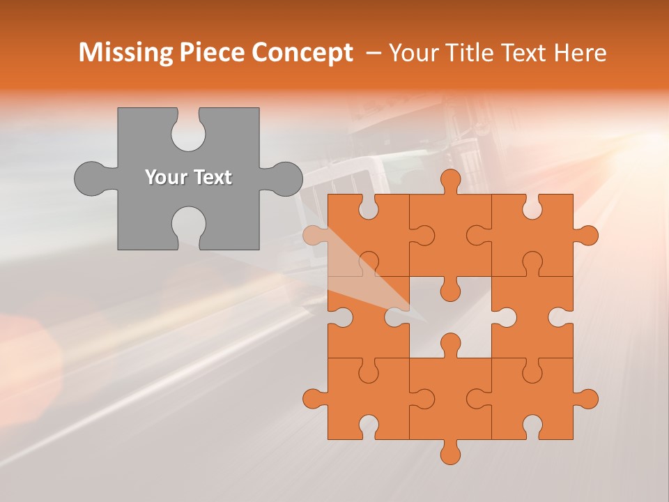 Road Nobody Summer PowerPoint Template