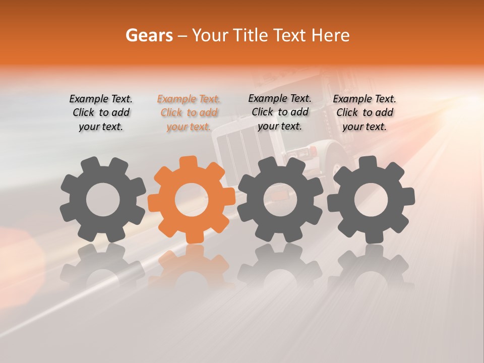 Road Nobody Summer PowerPoint Template