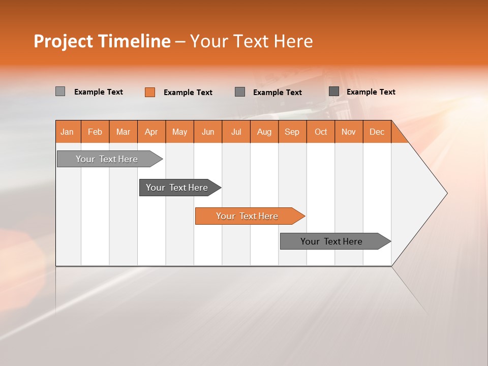 Road Nobody Summer PowerPoint Template