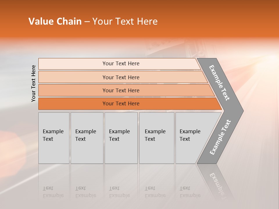 Road Nobody Summer PowerPoint Template