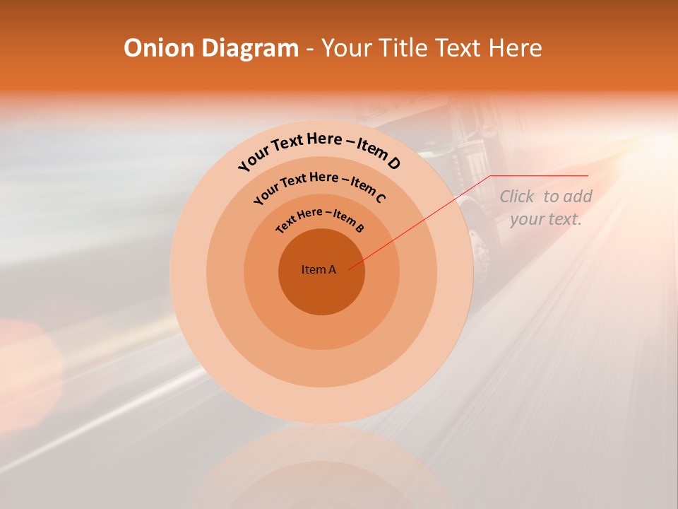 Road Nobody Summer PowerPoint Template