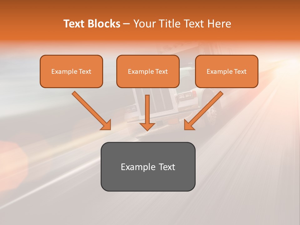 Road Nobody Summer PowerPoint Template