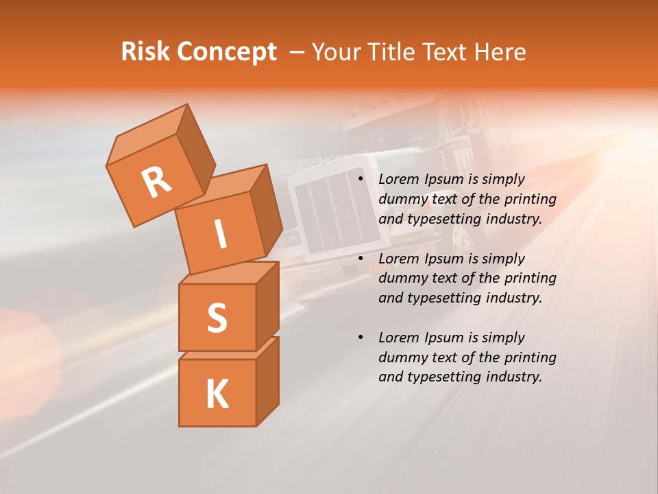 Road Nobody Summer PowerPoint Template