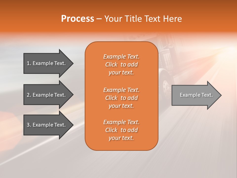 Road Nobody Summer PowerPoint Template