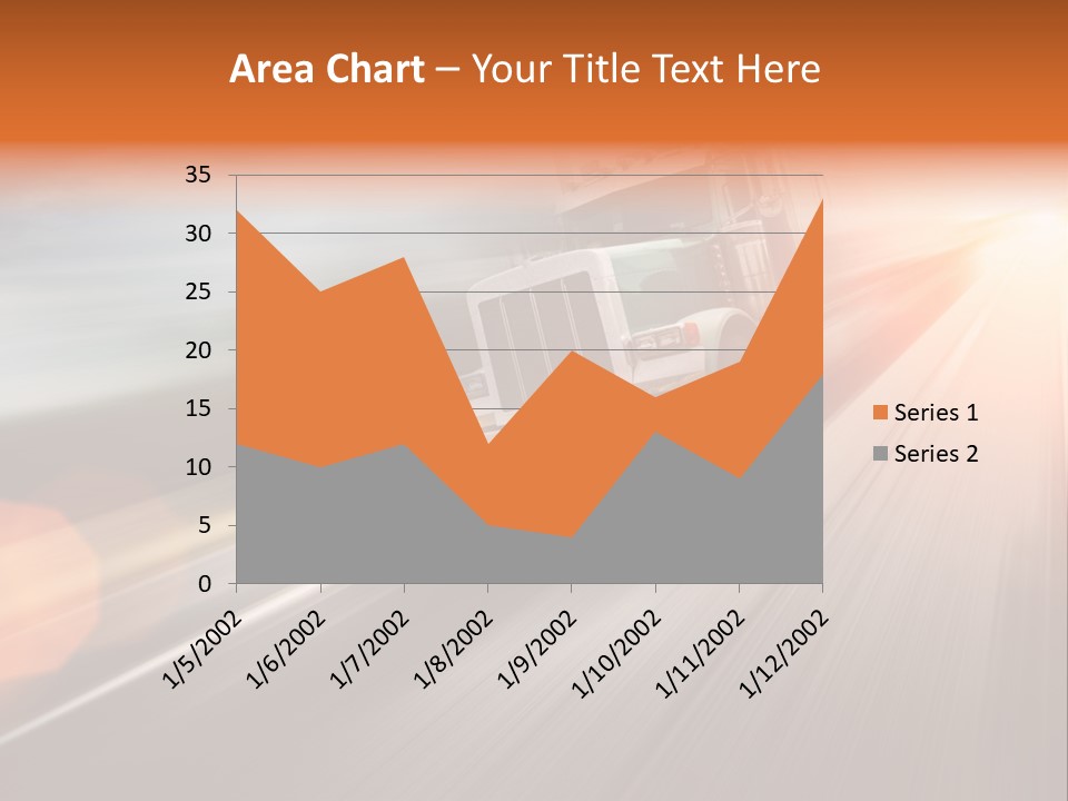 Road Nobody Summer PowerPoint Template