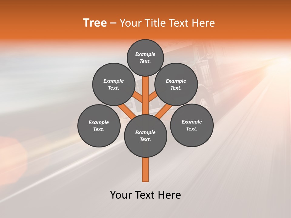 Road Nobody Summer PowerPoint Template