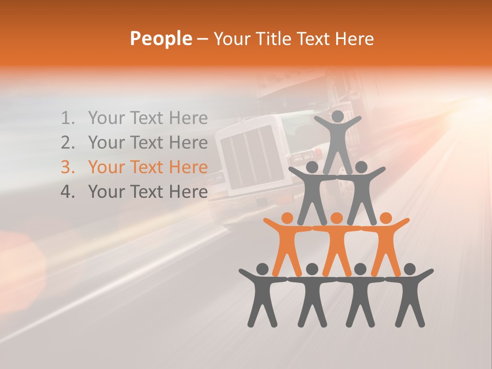 Road Nobody Summer PowerPoint Template