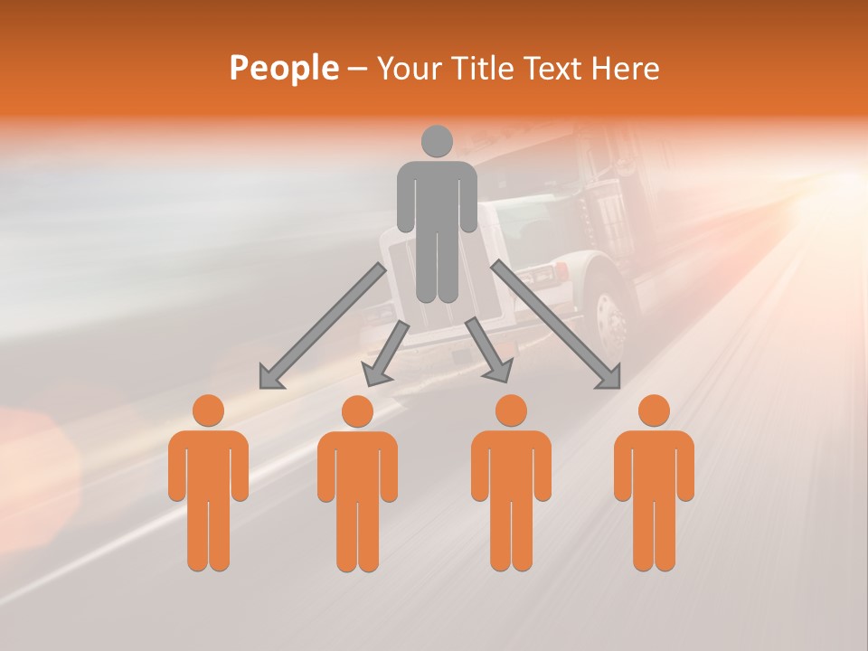 Road Nobody Summer PowerPoint Template