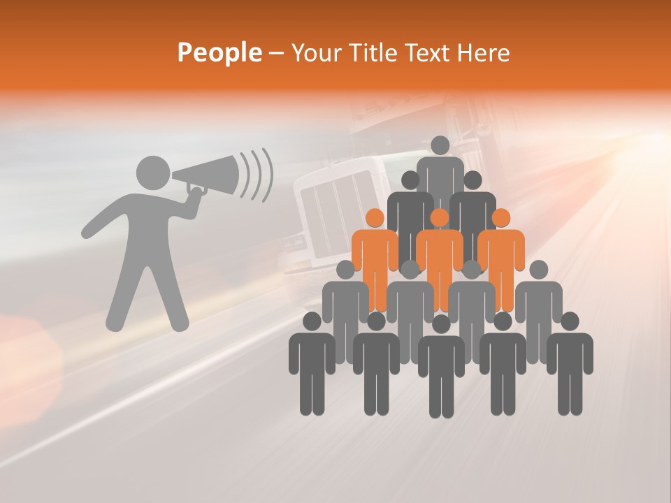 Road Nobody Summer PowerPoint Template