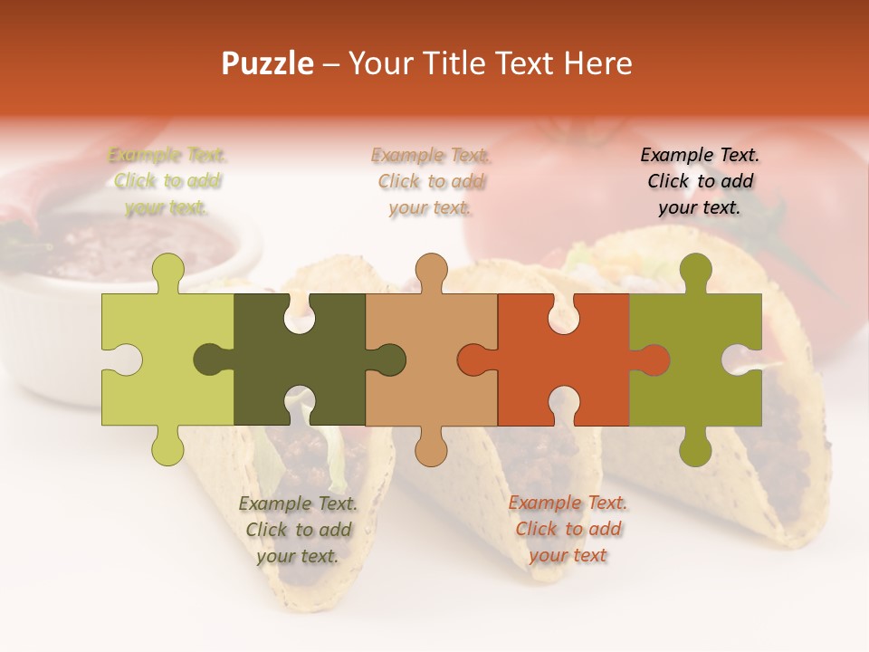 Sauce Tortilla Dinner PowerPoint Template