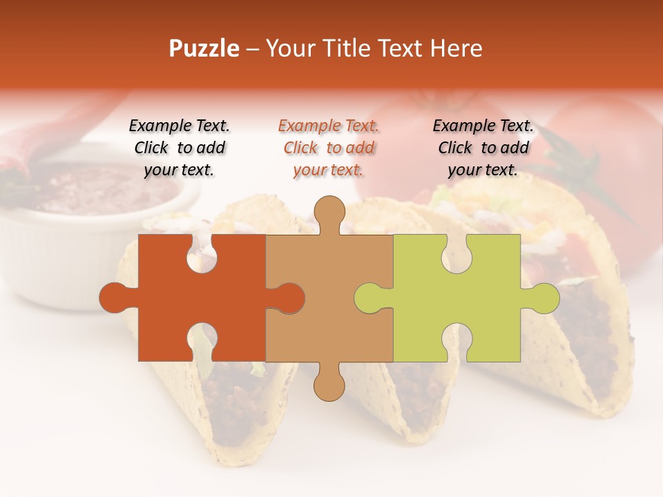 Sauce Tortilla Dinner PowerPoint Template