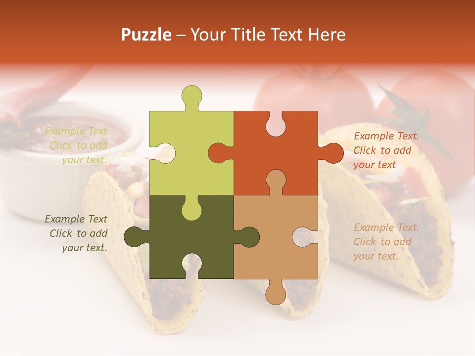 Sauce Tortilla Dinner PowerPoint Template