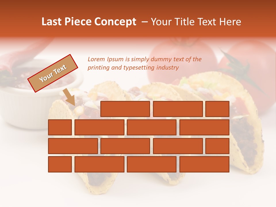 Sauce Tortilla Dinner PowerPoint Template