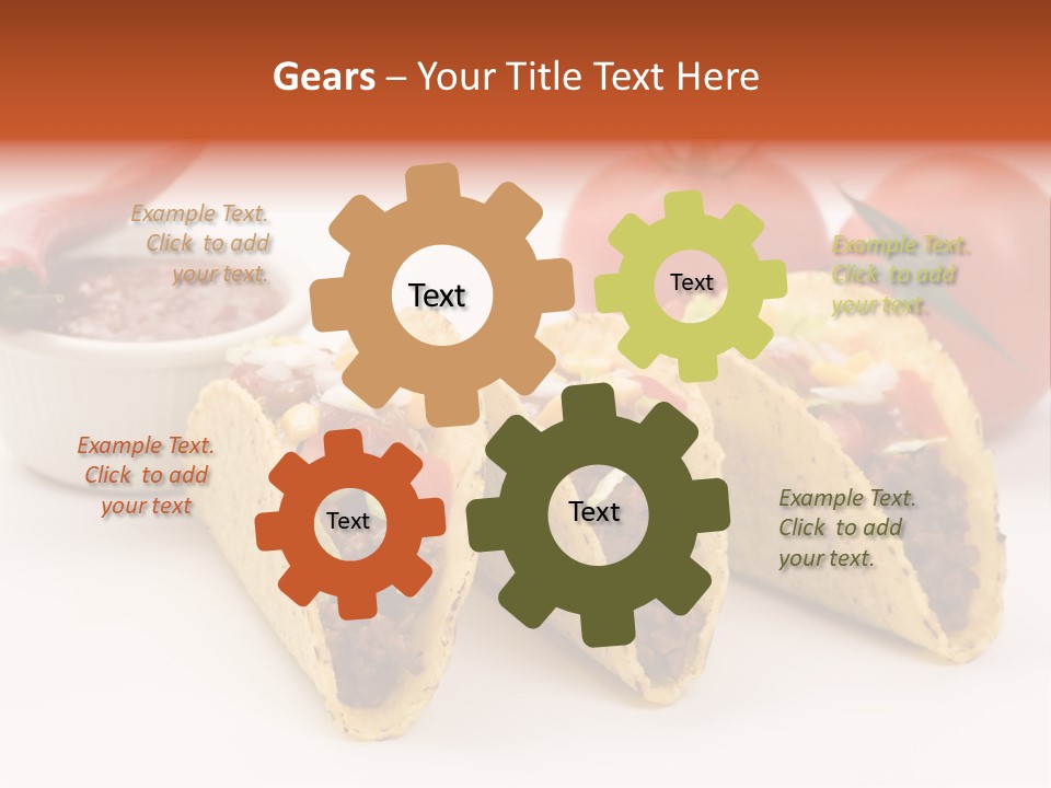 Sauce Tortilla Dinner PowerPoint Template