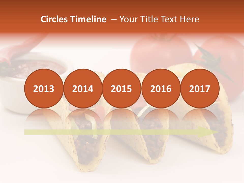 Sauce Tortilla Dinner PowerPoint Template