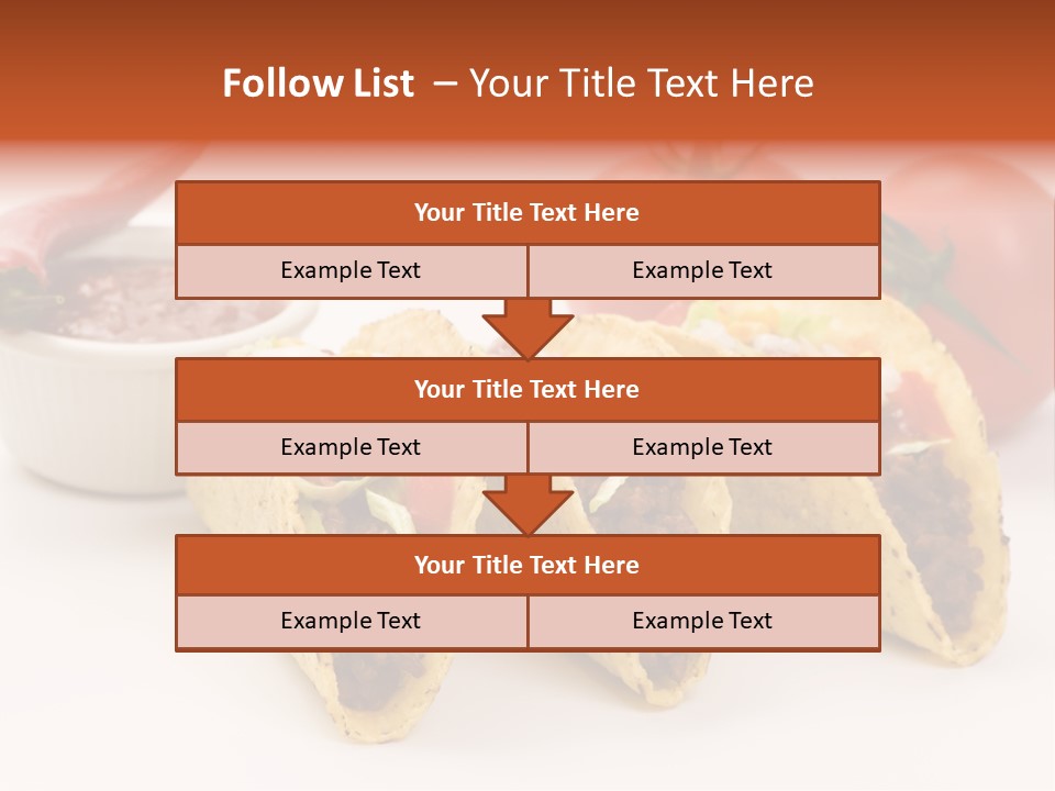 Sauce Tortilla Dinner PowerPoint Template