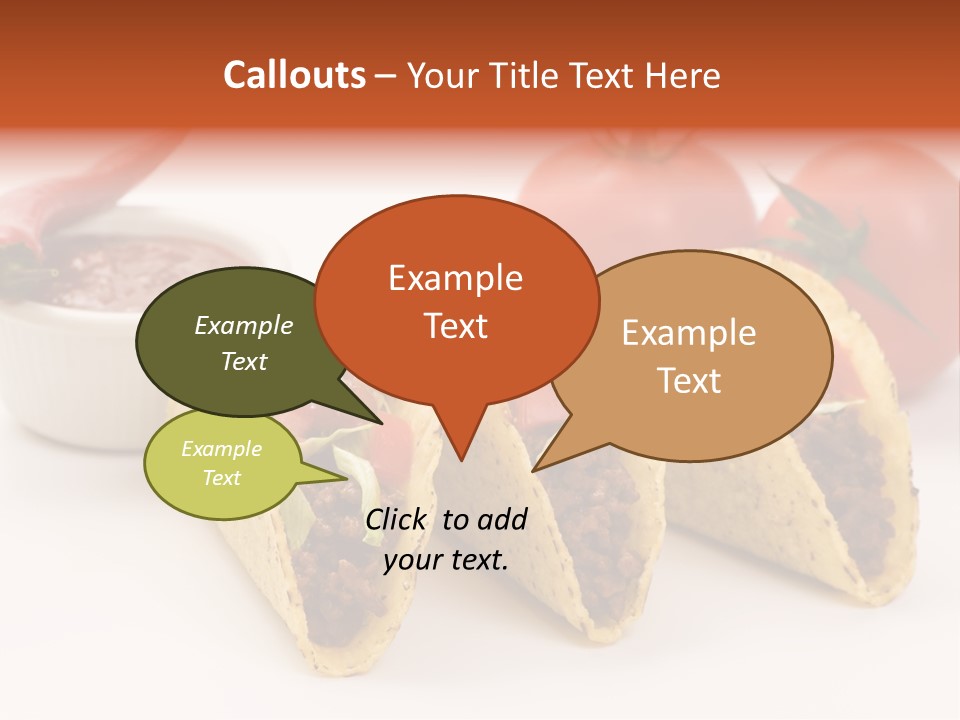 Sauce Tortilla Dinner PowerPoint Template