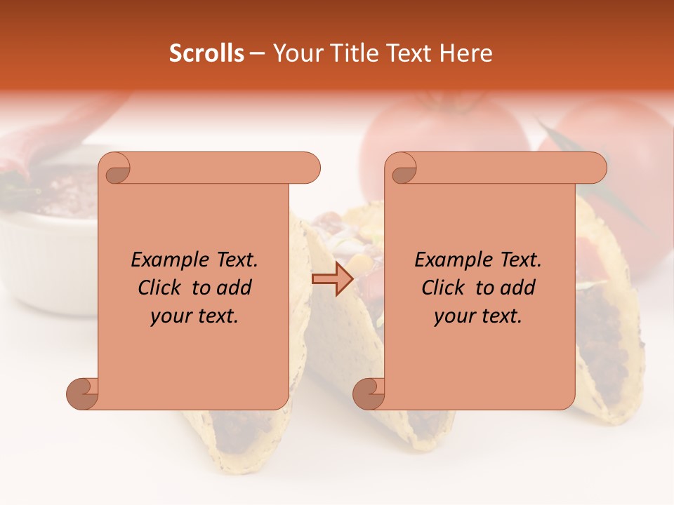 Sauce Tortilla Dinner PowerPoint Template