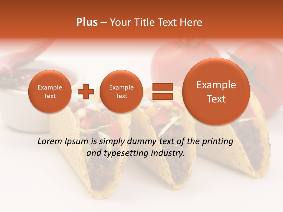 Sauce Tortilla Dinner PowerPoint Template