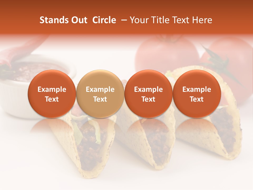 Sauce Tortilla Dinner PowerPoint Template