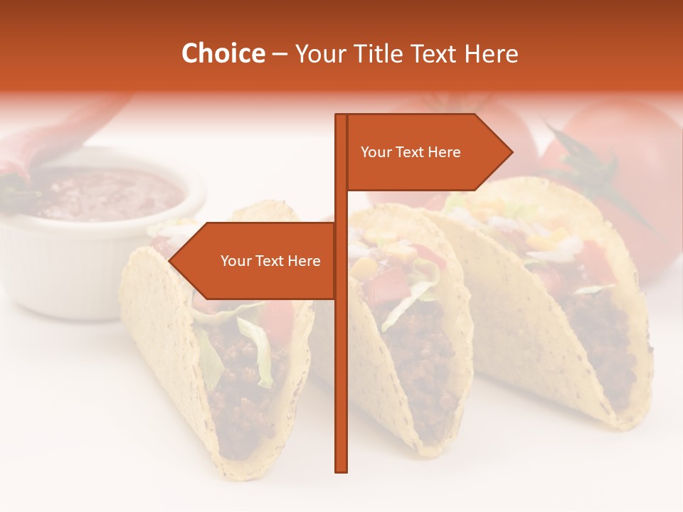 Sauce Tortilla Dinner PowerPoint Template