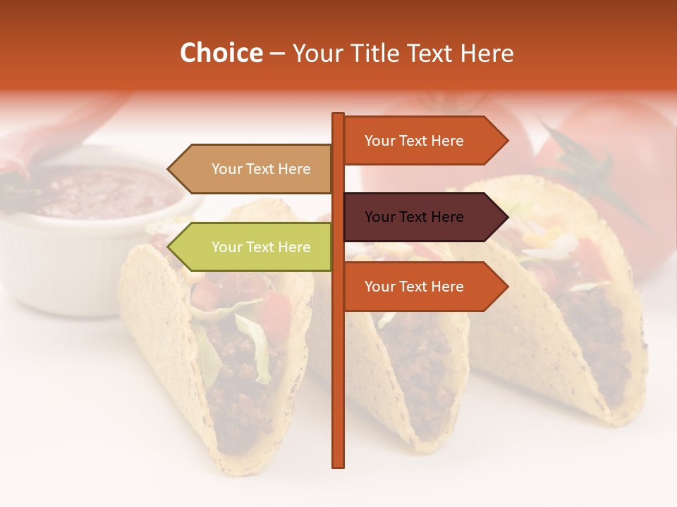 Sauce Tortilla Dinner PowerPoint Template