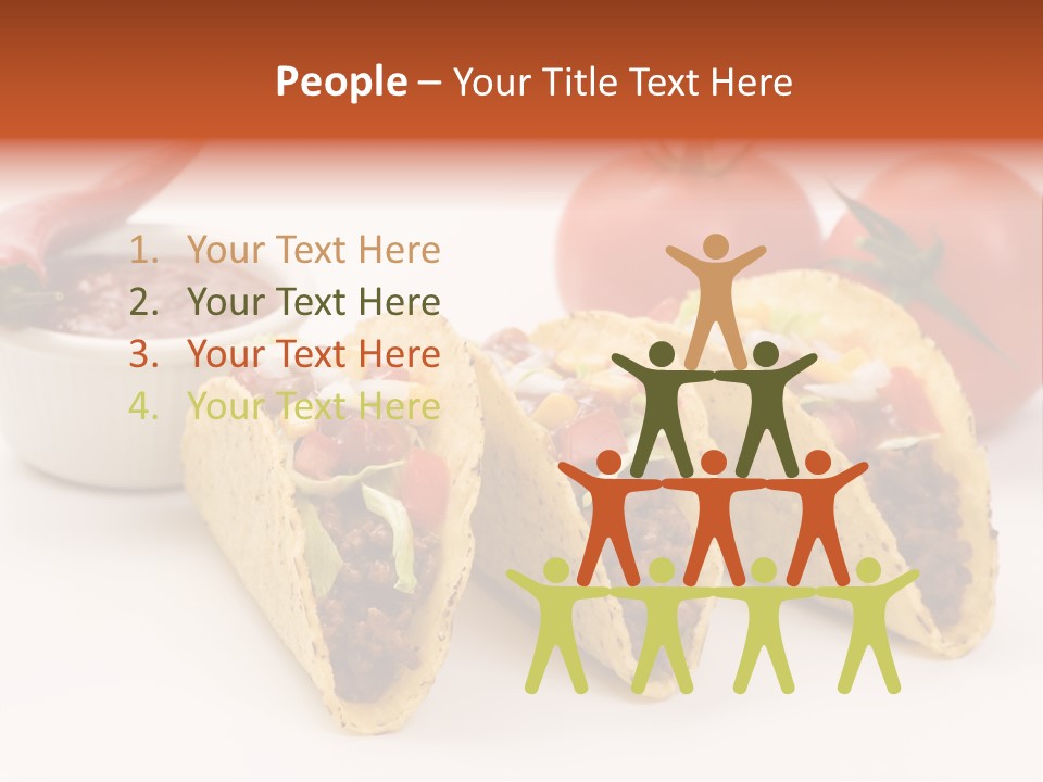 Sauce Tortilla Dinner PowerPoint Template