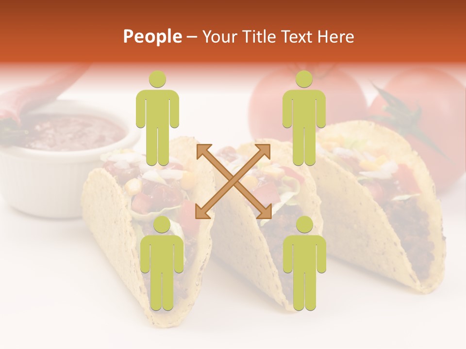 Sauce Tortilla Dinner PowerPoint Template
