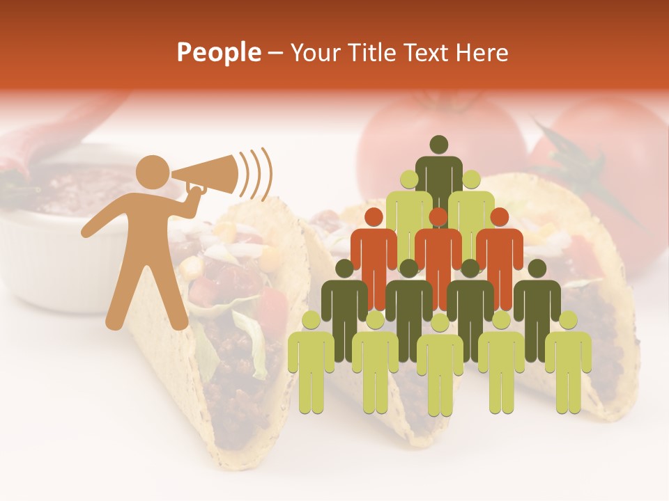 Sauce Tortilla Dinner PowerPoint Template
