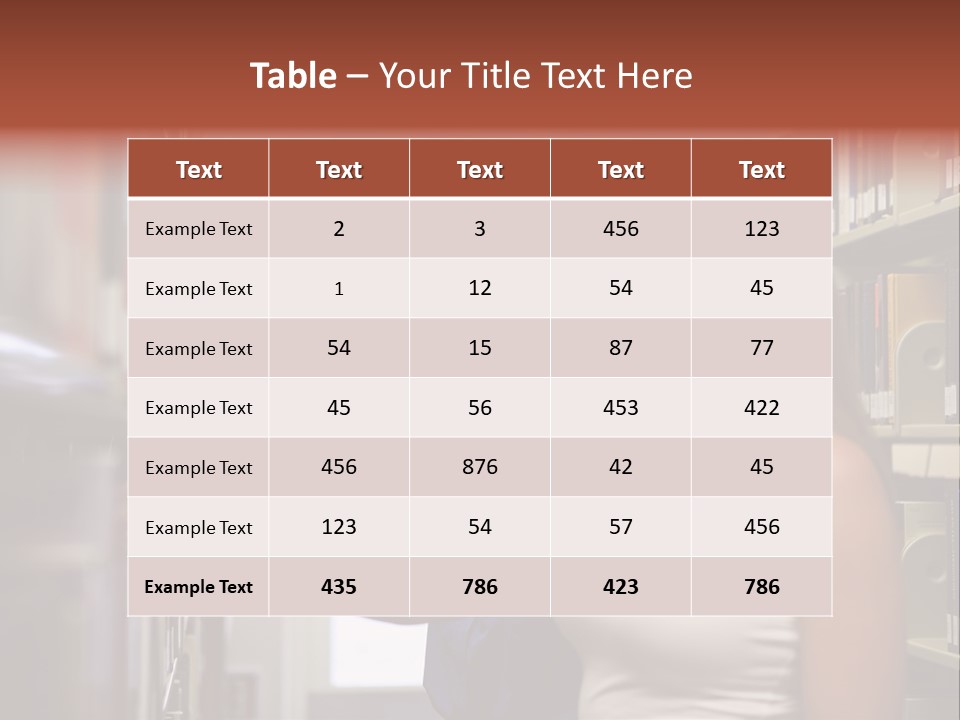 Male Girl Studying PowerPoint Template