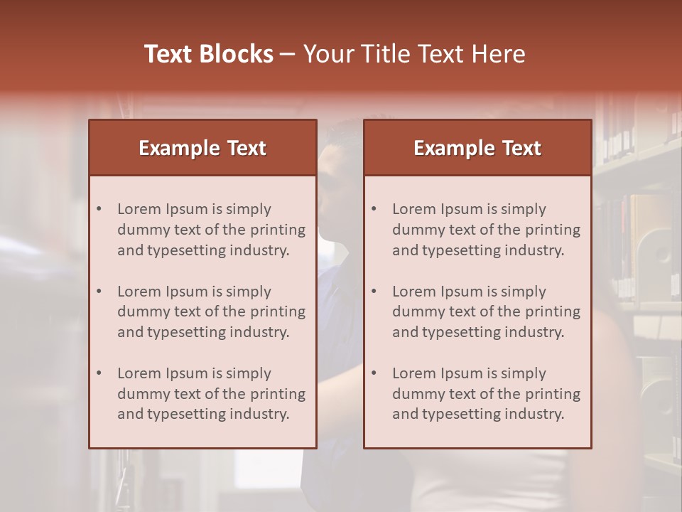 Male Girl Studying PowerPoint Template