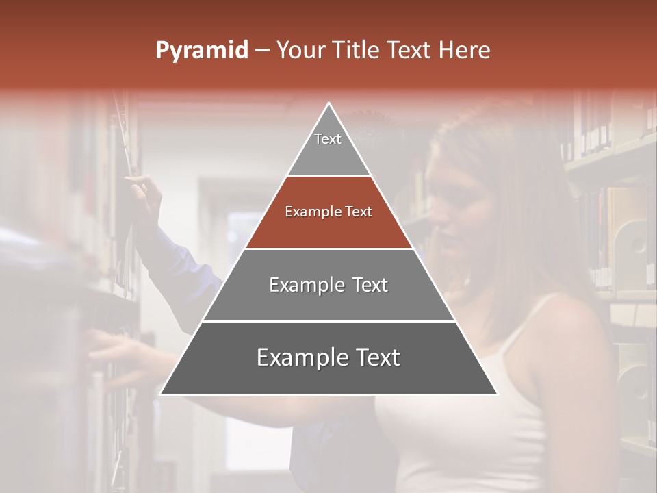 Male Girl Studying PowerPoint Template