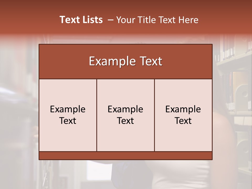 Male Girl Studying PowerPoint Template