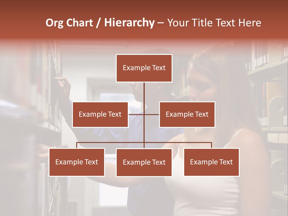 Male Girl Studying PowerPoint Template