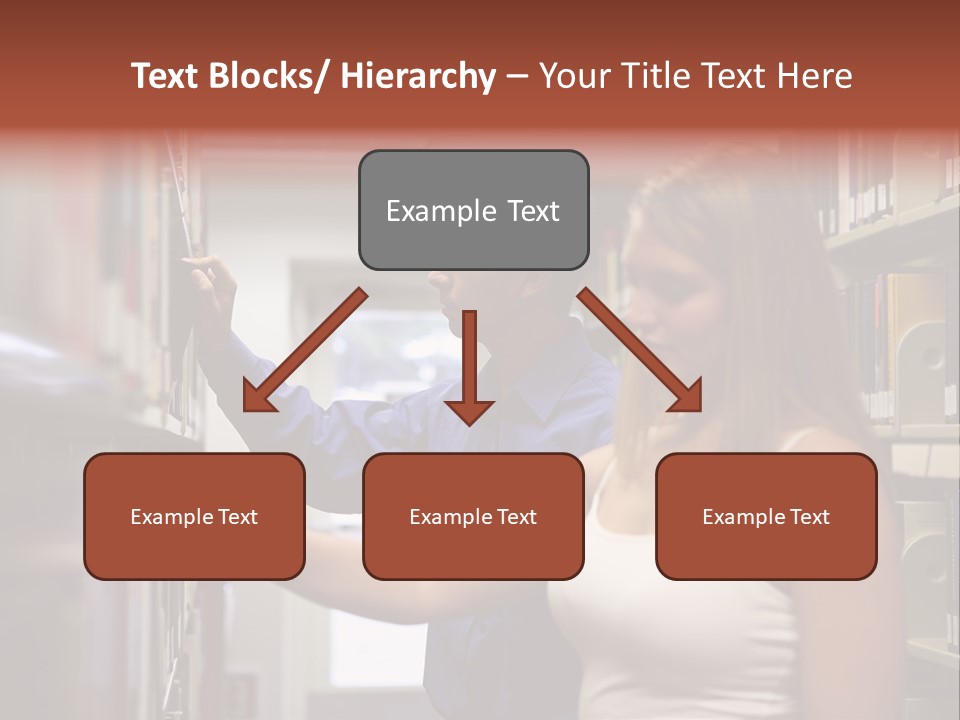 Male Girl Studying PowerPoint Template