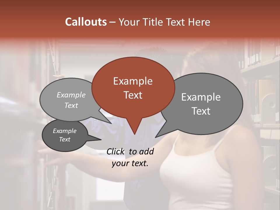 Male Girl Studying PowerPoint Template