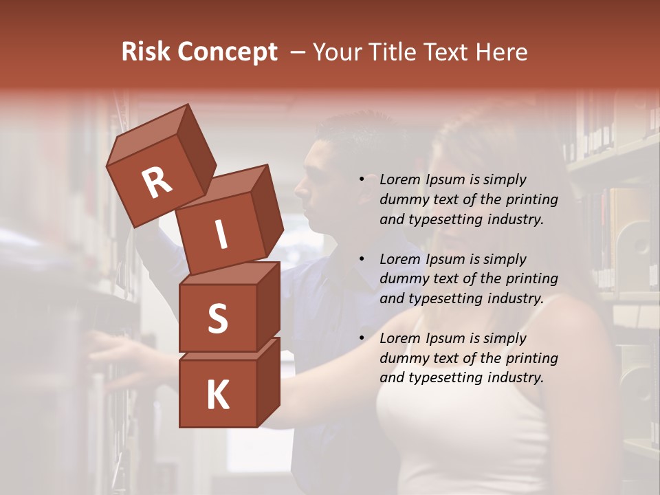 Male Girl Studying PowerPoint Template