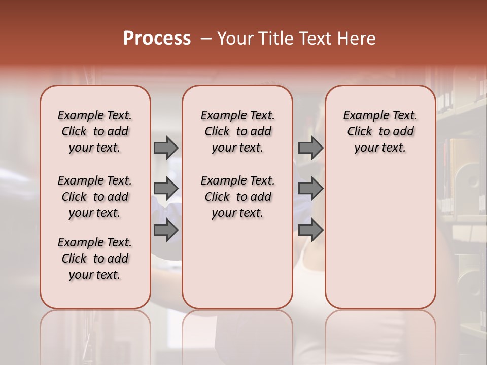 Male Girl Studying PowerPoint Template