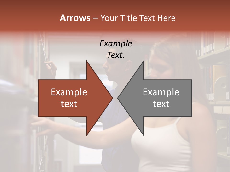 Male Girl Studying PowerPoint Template