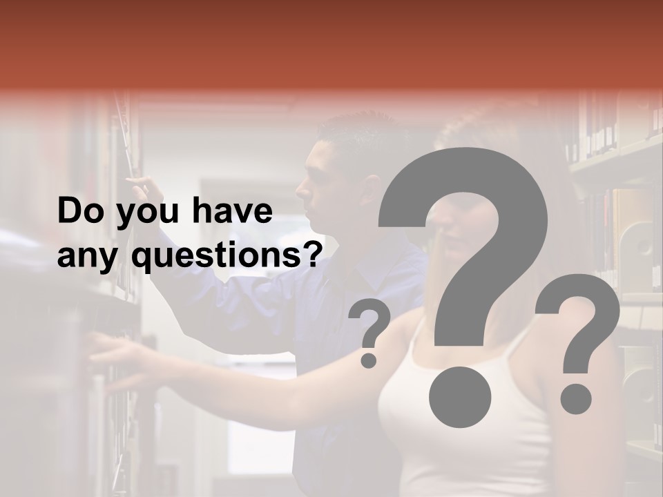 Male Girl Studying PowerPoint Template