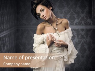 Elegance Move Clothing PowerPoint Template