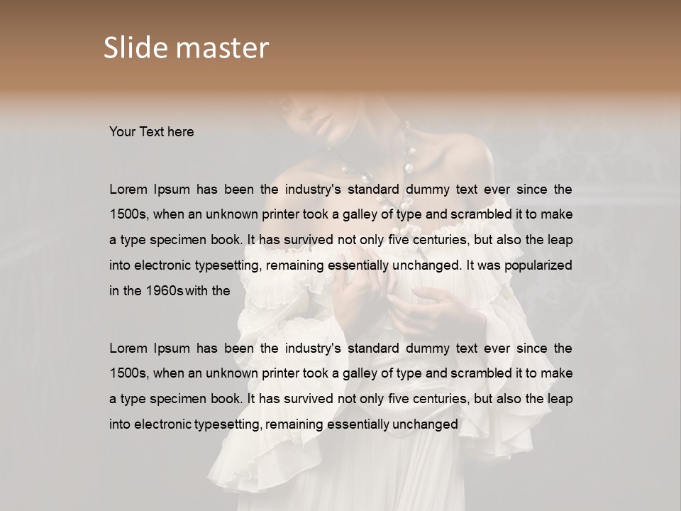 Elegance Move Clothing PowerPoint Template