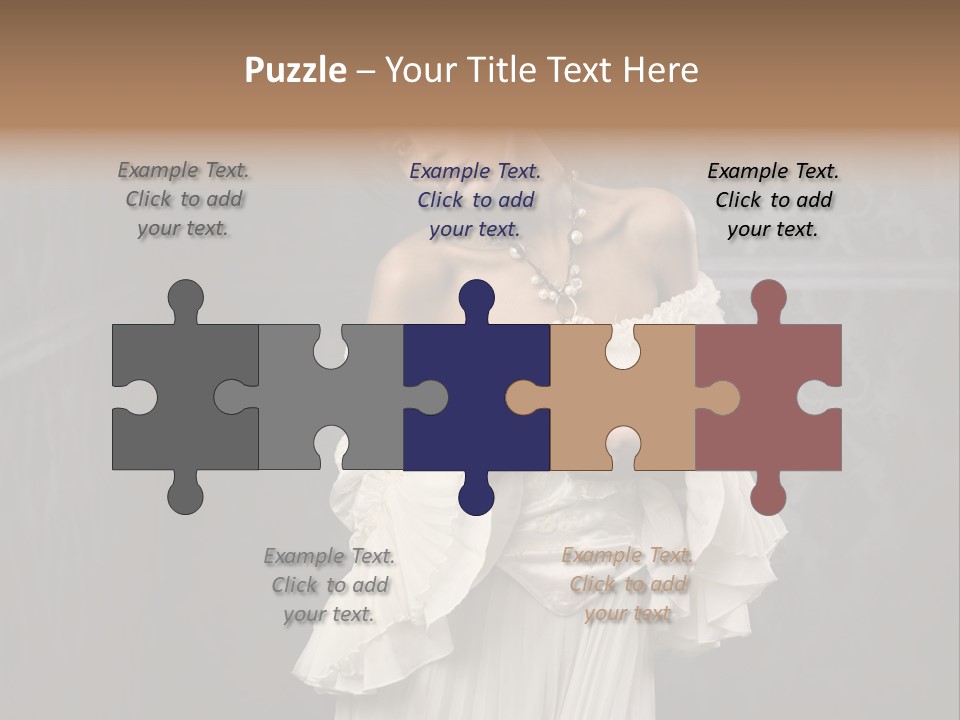 Elegance Move Clothing PowerPoint Template