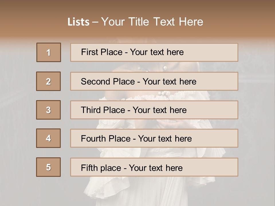Elegance Move Clothing PowerPoint Template