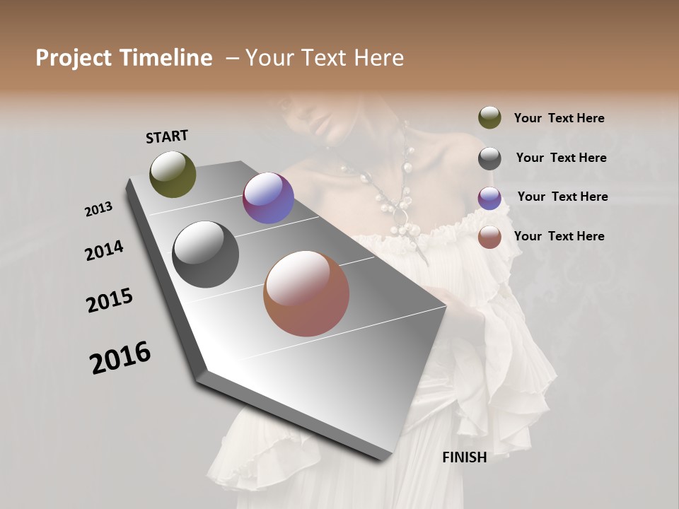Elegance Move Clothing PowerPoint Template