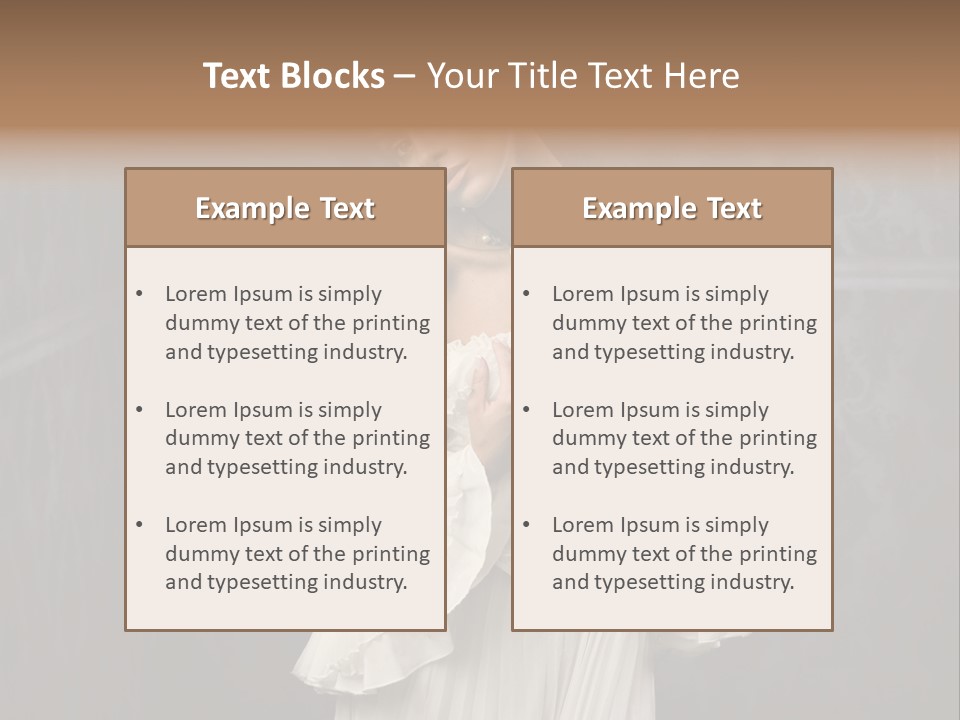 Elegance Move Clothing PowerPoint Template