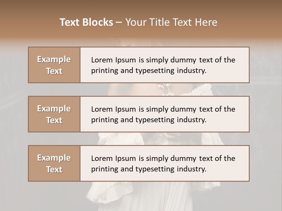 Elegance Move Clothing PowerPoint Template