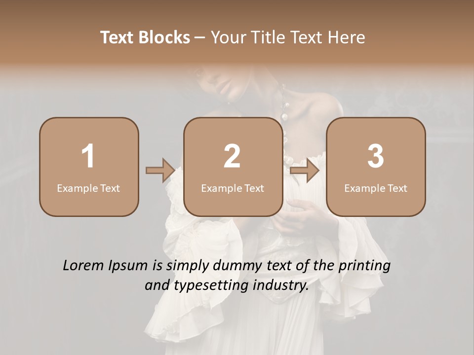 Elegance Move Clothing PowerPoint Template