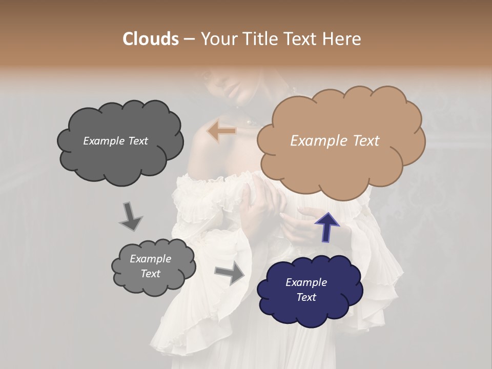 Elegance Move Clothing PowerPoint Template