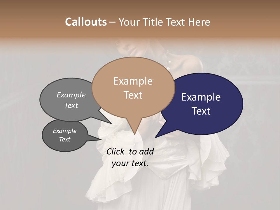 Elegance Move Clothing PowerPoint Template